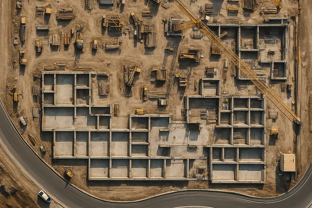 Construction — Foundation Pour · Progress
